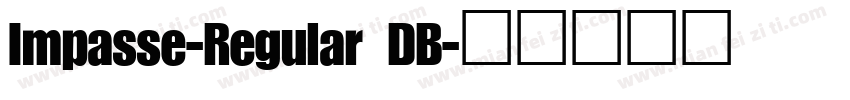 Impasse-Regular DB字体转换